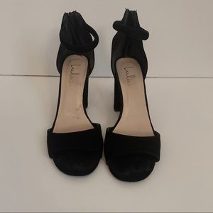 Black Block Heel - 3”